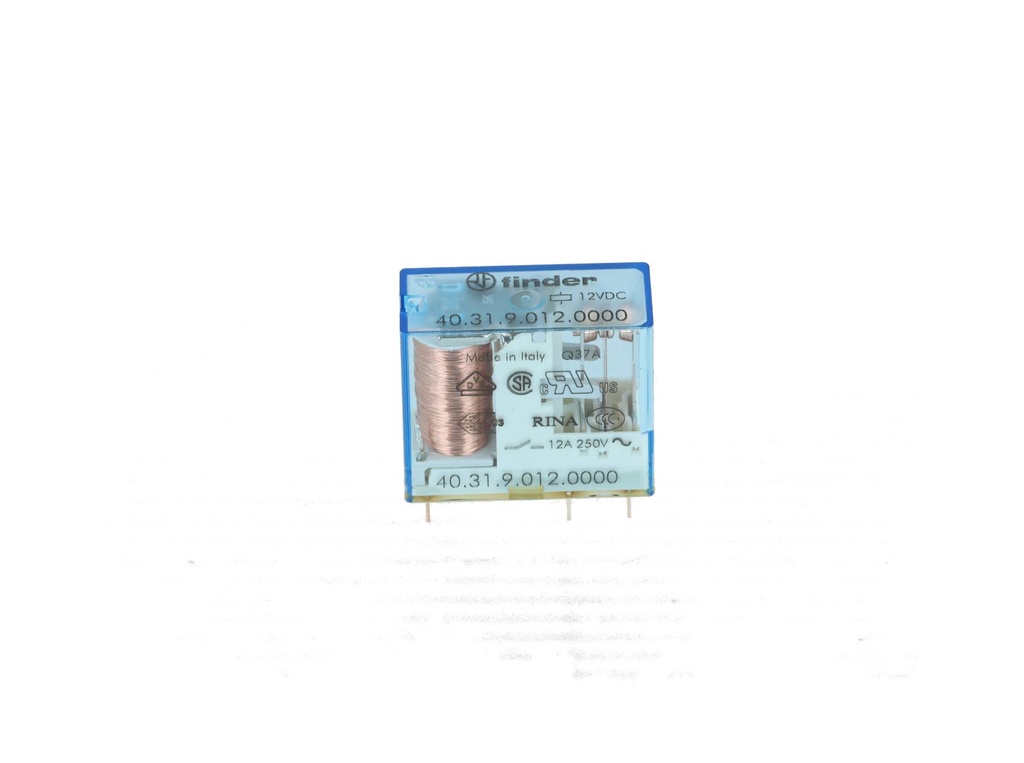 403190120000 — RELE P/CI 12VCD 1P2T 10AMP.