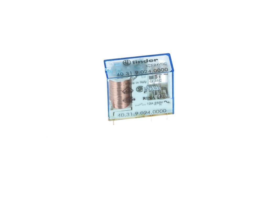 403190240000 — RELE P/CI 24VCD 1P2T 10AMP.