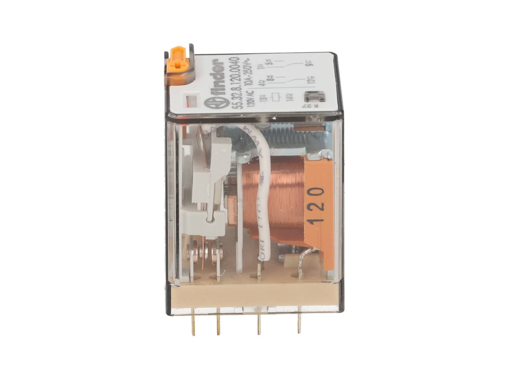 553281200040 — RELE 120VCA 2P2T 10AMP.
