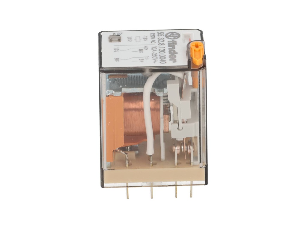 553281200040 — RELE 120VCA 2P2T 10AMP.