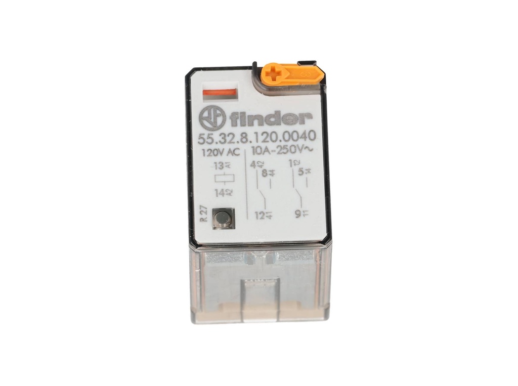 553281200040 — RELE 120VCA 2P2T 10AMP.