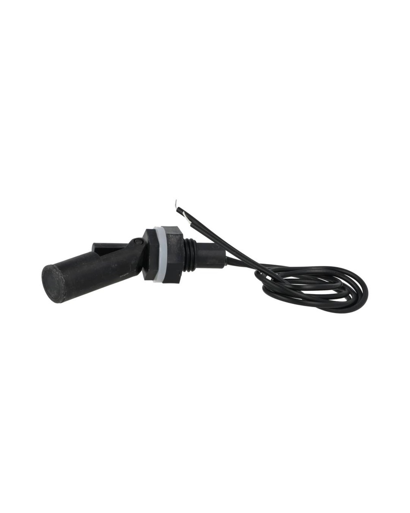 HT-PP-11 — FLOTADOR DE NIVEL MINI 80mm PLASTICO ABS100VCDE 0.5AMP., -10 A 85 GRADOS CELCIUS, ROSCA 3/4