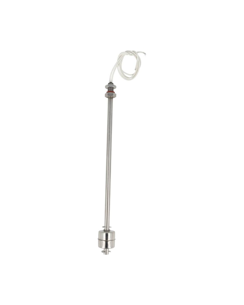 TP-LS250 — FLOTADOR DE NIVEL MINI RECTO 250mm ACEROINOX.250VCA/24VCDE 0.8AMP ROSCA I/8 