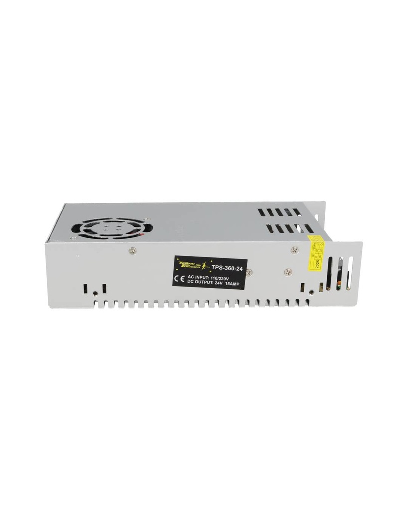 TPS-360-24 — FUENTE DE VOLTAJE 24VCD 360W 15A, 110VCA, 198X110X 50mm