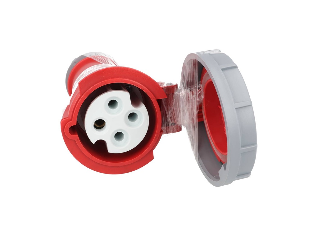 TP-CIS-3PT32HET — CONECTOR IND HEMBRA PARA EXTENSION 3P+T 32A415VCA (PARA MACHO #TP-CIP-3PT32LT) 