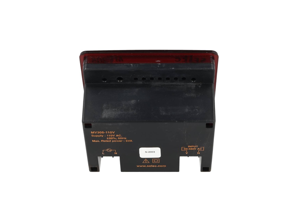 MV305-110 — VOLTIMETRO DIGITAL 96X96 110V