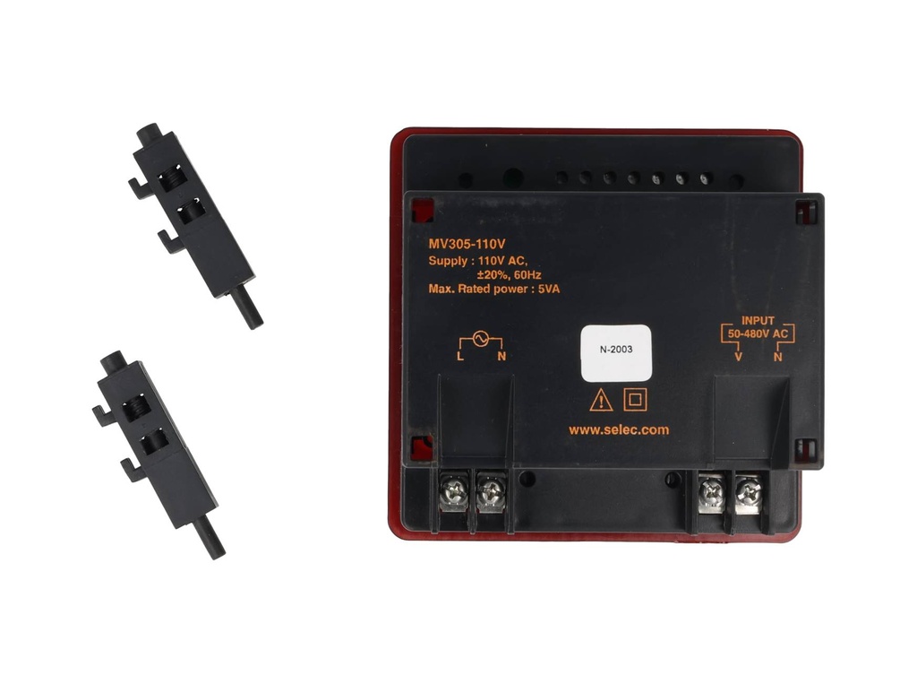 MV305-110 — VOLTIMETRO DIGITAL 96X96 110V
