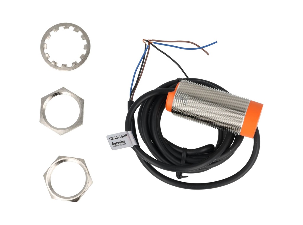 CR30-15DP — SENSOR CAP. PNP, NA, DE 30mm, S/15mm, 10-30VCD EQUIV.CUP30R15PA 