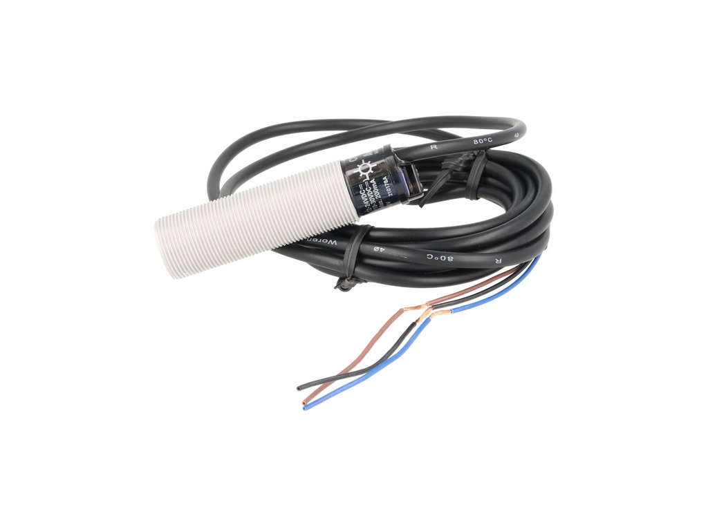 CR18-8DP* — SENSOR CAPACITIVO DE 18MM, S/8MM, PNP, NA, 10-30VCD