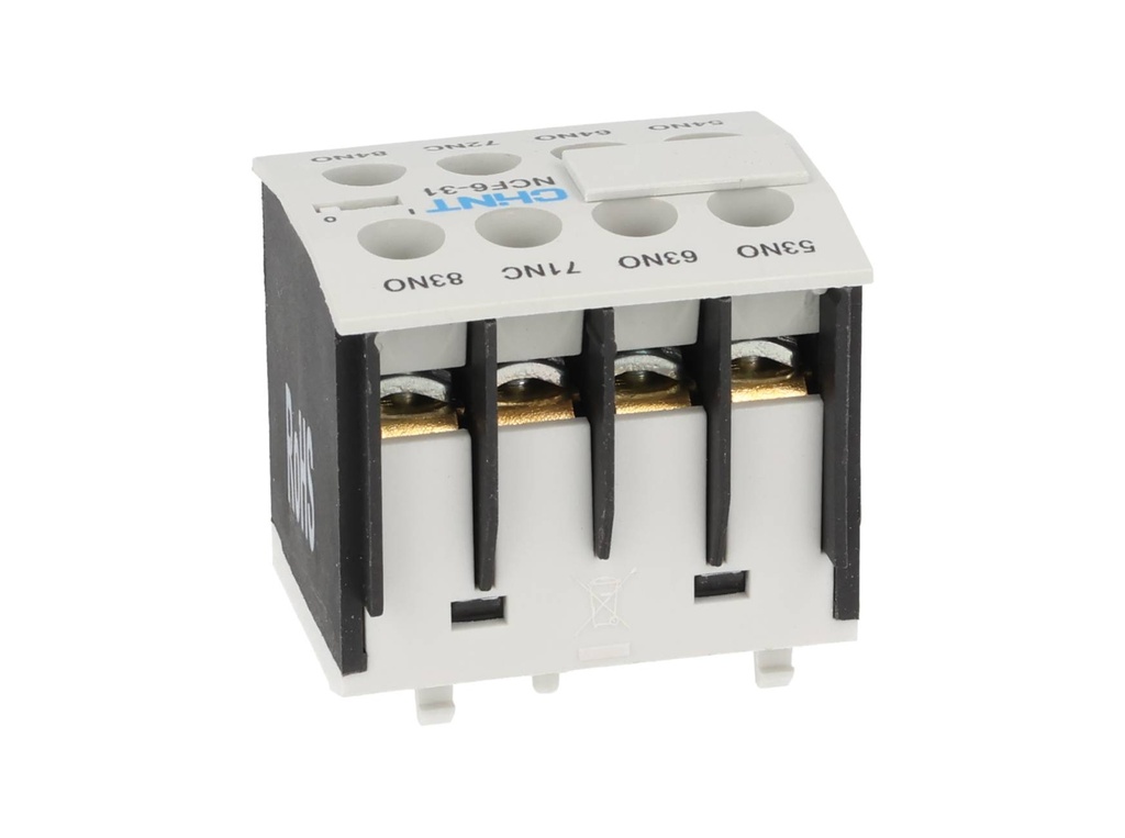 NCF6-31 — BLOQUE AUXILIAR 3NA+1NC, P/CONTACTOR NC6
