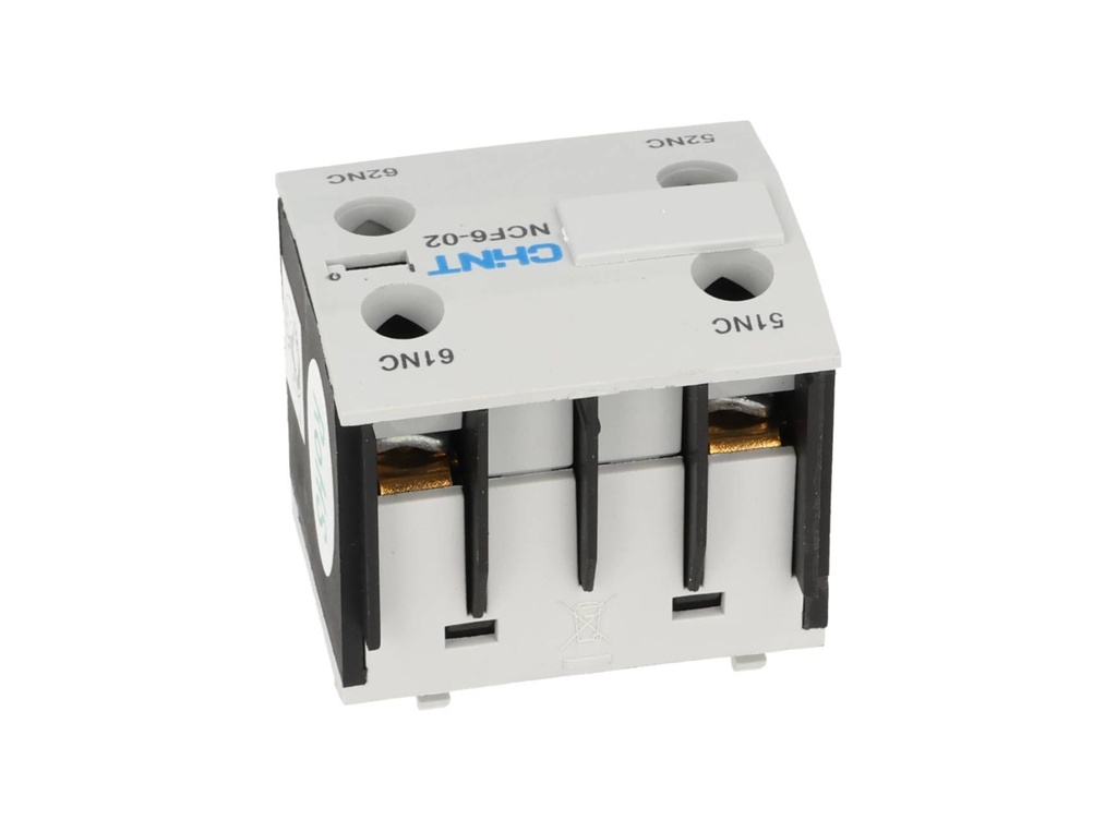 NCF6-02 — BLOQUE AUXILIAR 2NC, PARA CONTACTOR NC6