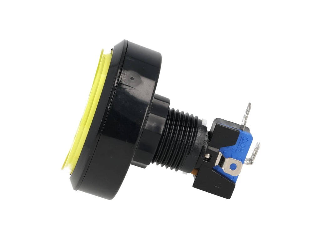 TP-VGS-Y — SWITCH AMARILLO P/CONSOLA TIPO ARCADE 60, MM, BARRENO 24MM