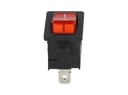 TP-KCD-RL — SWITCH ILUMINADO ROJO 1P1T 10A/250VCA12.5X18mm 3 TERMINALES, CICLOS :10, 000