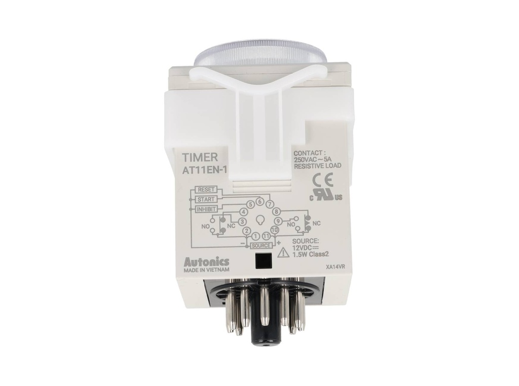 AT11EN-1 — TEMPORIZADOR  A  MULTIFUNC 12VCD 11-PIN TIME-LIMIT SPDT NPN