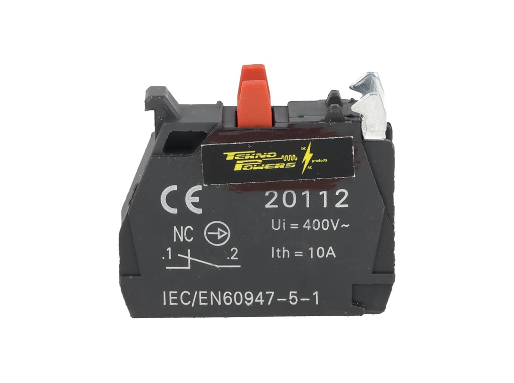 TP-B22XB4NC — BLOQUE DE CONTACTO NC 10A 400VCA*NO SON A PRUEBA DE EXPLOSION*