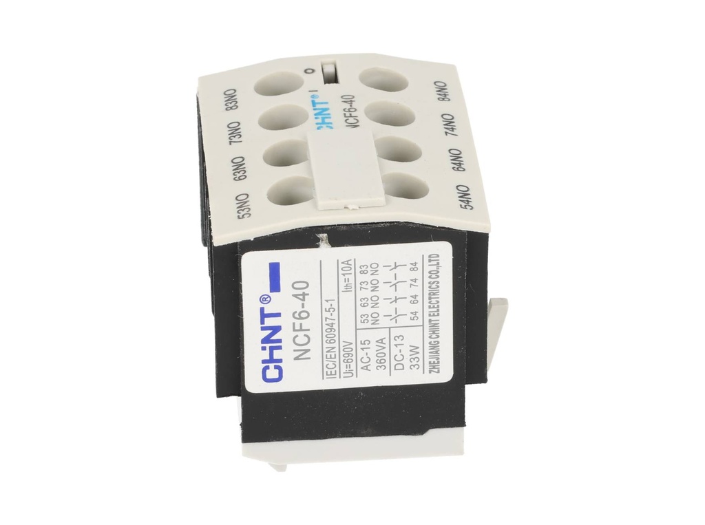 NCF6-40 — BLOQUE AUXILIAR 4NA, PARA CONTACTOR NC6