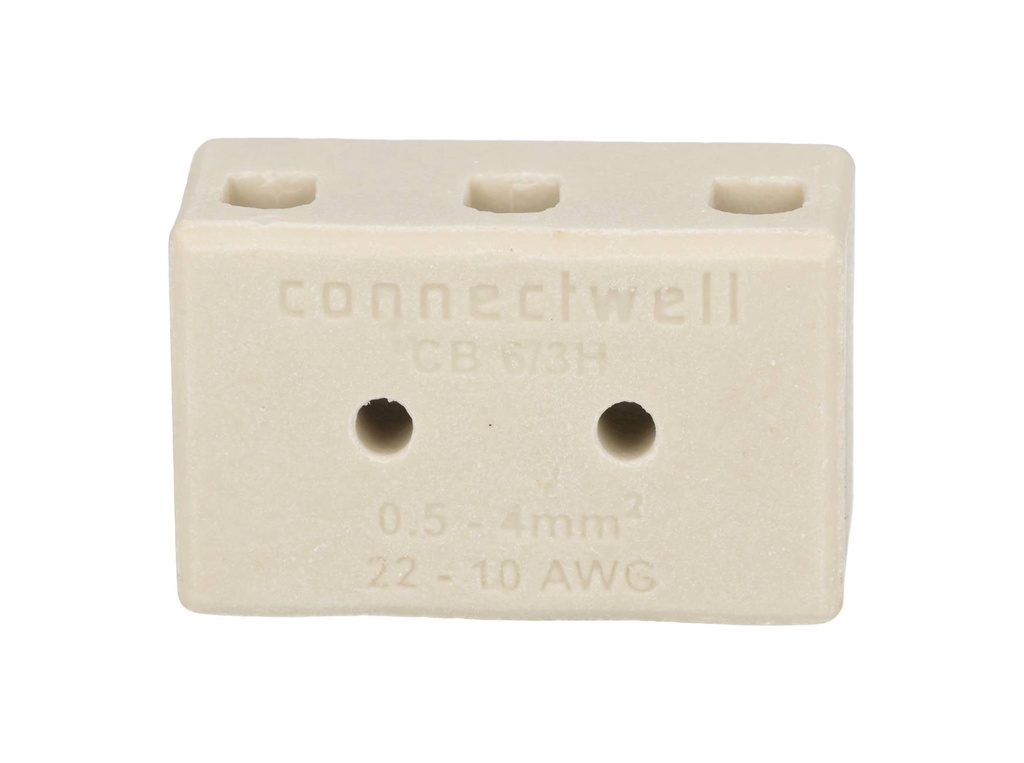 CB6/3H — BLOQUE CERAMICO 3 POLOS 600_C 300V