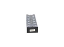 TB-4506 — BLOQUE DE TERMINALES MONTAJE FIJO 45 AMP6 POLOS, 600V, CALIBRE 12 AWG, 100°C (A PRUEBA DE FUEGO) ,  24x120x38mm