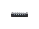 TB-2506 — BLOQUE DE TERMINALES MONTAJE FIJO 25AMP6 POLOS, 600V, CALIBRE 14 AWG,  100°C,  (A PRUEBA DE FUEGO) 19x91x30mm