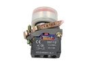 TP-XB4-HOR — BOTON PULSADOR METALICO CON CAPUCHON ROJO22mm NC *NO SON A PRUEBA DE EXPLOSION*