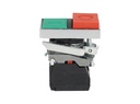 TP-XB4-DGR — BOTON PULSADOR METALICO DOBLE NA/NC 22mmVERDE/ROJO *NO SON A PRUEBA DE EXPLOSION*