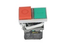 TP-XB4-DLGR — BOTON PULSADOR METALICO ROJO VERDE ILUMINADO 1NC 220/240VCA *NO SON A PRUEBA DE EXPLOSION*