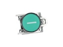 TP-XB4-G — BOTON PULSADOR METALICO VERDE NA 22mm CON SIMBOLO DE ENCENDIDO *NO SON A PRUEBA DE EXPLOSION*