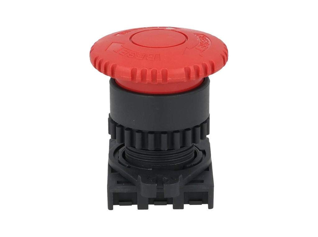 S2ER-E3R — BOTON HONGO PARO DE EMERGENCIA, 22mm, DIAMETRO HONGO 40mm