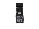 D100DDY — BOTON PULSADOR 16mm, NO ILUMINADO VERDE, RASANTE MOMENTANEO RECTANGULAR, INCLUYE 1CON NA (MAXIMO 2 CONTACTOS) 