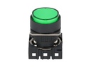 S16PR-E1G — BOTON PULSADOR 16mm, NO ILUMINADO VERDE, REDONDO SIN CONTACTO INCLUIDO 
