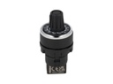 BPR05K — POTENCIOMETRO 22mm 5K OHMS 1.5WATTS CON PERILLA GRADUADA, TOLERANCIA 10%, RESISTENCIA DE AISLAMIENTO MIN 10M OHMS (500VCD) 17.30 MA