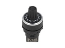 BPR10K — POTENCIOMETRO 22mm 10K OHMS 1.5WATTS CON PERILLA GRADUADA, TOLERANCIA 10%, RESISTENCIA DE AISLAMIENTO MIN 10M OHMS (500 VCD) 12.20MA