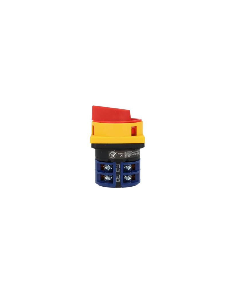 SAP32/04-M2 — INTERRUPTOR ROTATIVO PARA CANDADO 32A.440VCA 3POLOS ON-OFF, + NEUTRO