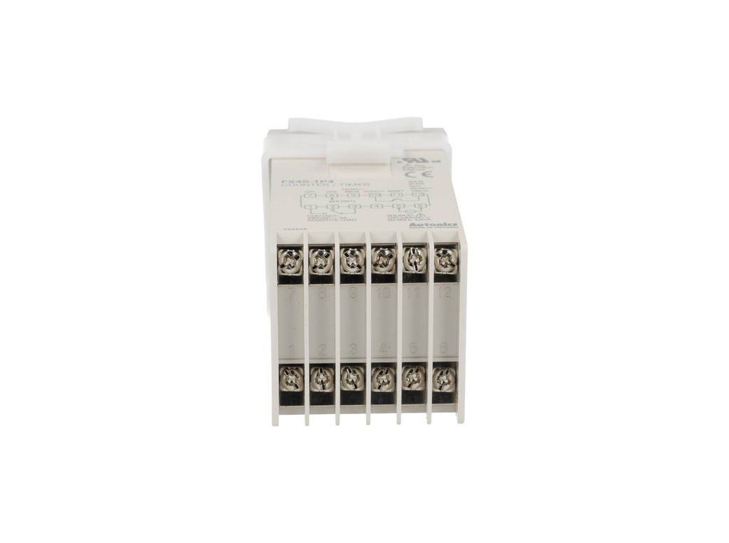 FX4S-1P4 — CONTADOR TIMER, 1/16 DIN, 4D, 1 PRESET, RELSALIDA NPN 100-240VCA