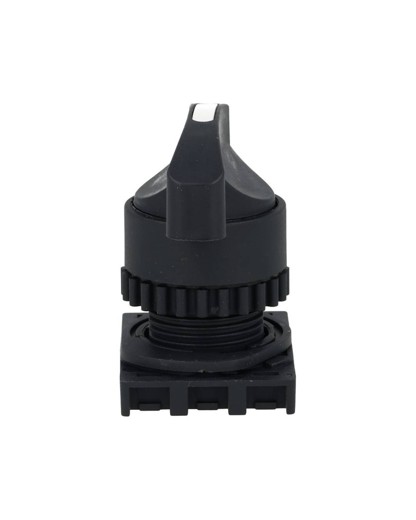 S2SR-S8W — SWITCH SELECTOR BLANCO MANIJA LARGA, 22mm, 3 POSICIONES MANTENIDO