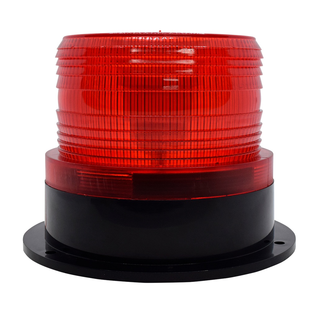TP-SL-110/220R — TORRETA CON BUZZER 110-220VCA ROJA 128X95mm