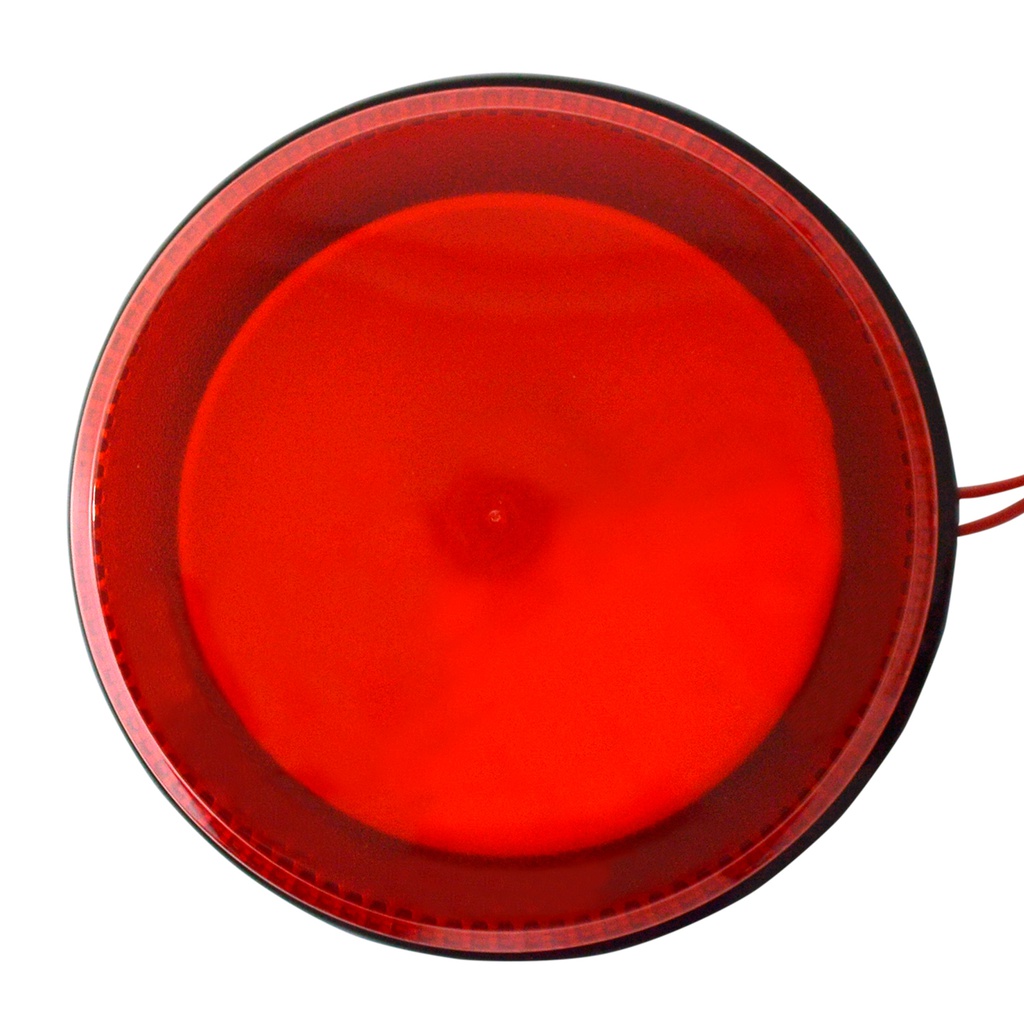 TP-SL-110/220R — TORRETA CON BUZZER 110-220VCA ROJA 128X95mm