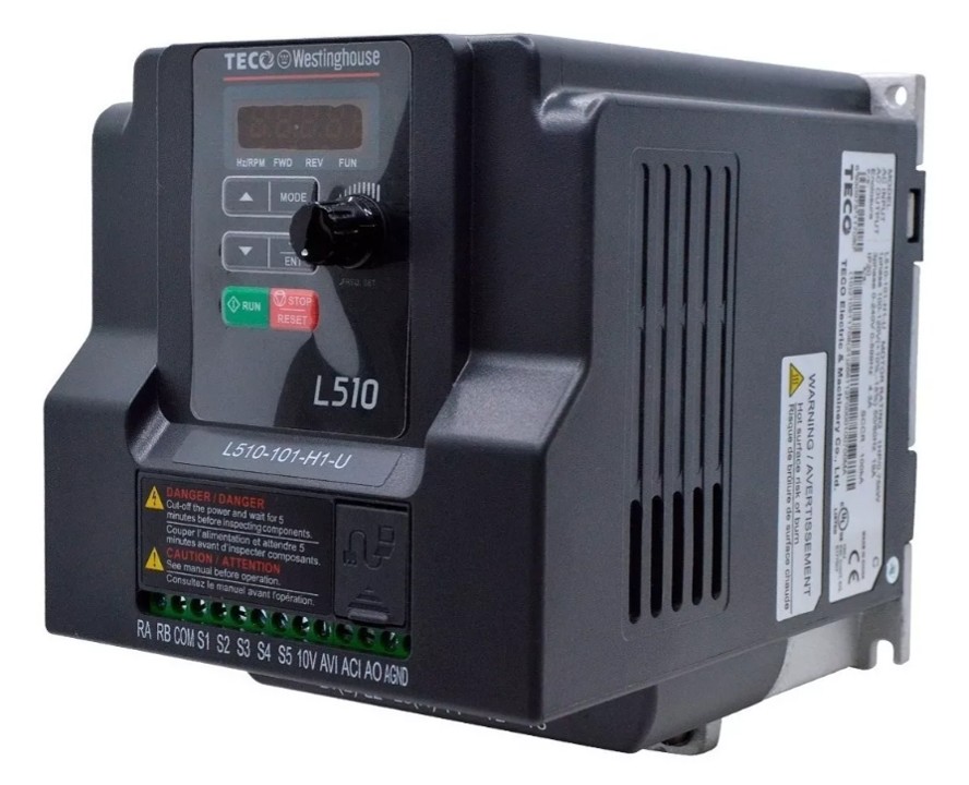 L510-101-H1-U — VARIADOR DE FRECUENCIA 115VCA 1HP 1 FASE DE ENTRADA, 3 FASES DE SALIDA 4.2AMP