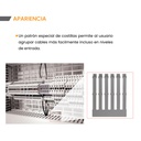 4SG E164-1MT-PK5 — Canaleta Ranurada Pvc Rigido 25x30mm 10pz De 1 metro E164