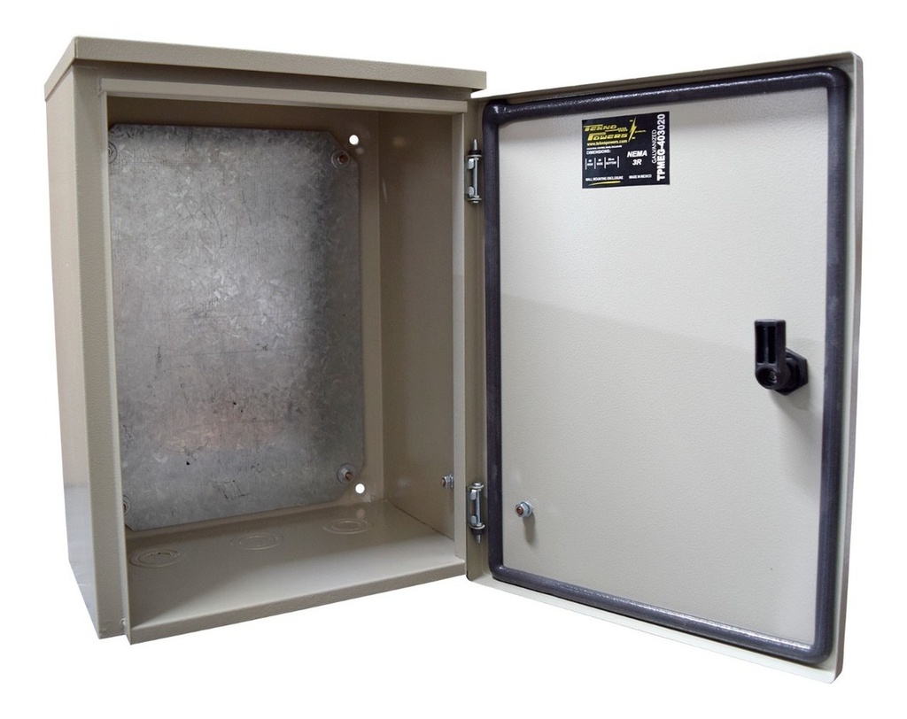 Gabinete Galvanizado Nema 3r Chapa 400x300x200mm Tpmeg403020