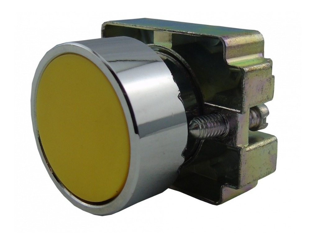 Boton Pulsador Rasante 22mm No Iluminado Momentaneo Altech 