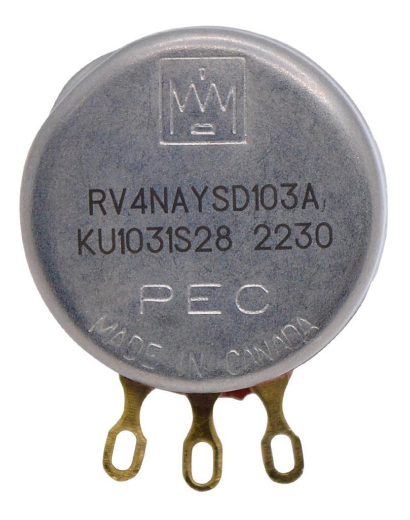 Potenciometro 10k Ohms 2w Vastago 7/8  1 Vuelta Rv4naysd103a