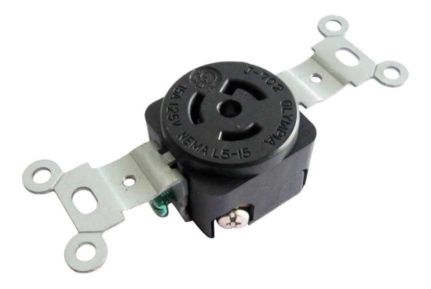 Clavijas/tomas Tipo Nema  15a, 125vca, 2 Polos Tekno Powers 