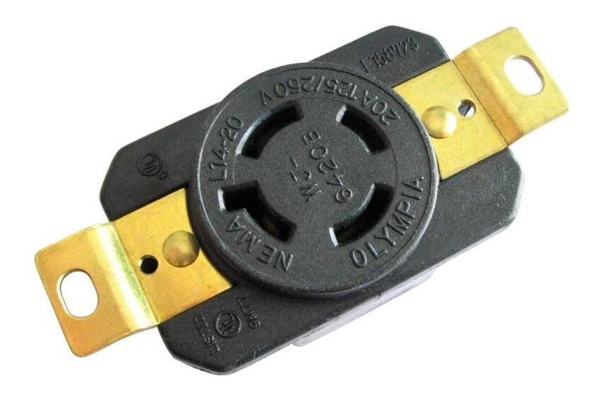 Clavijas/tomas Tipo Nema 20a, 125/250vca, 3 Polos  