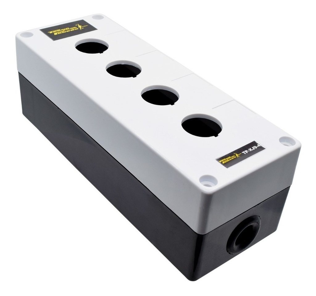 Caja Plástica De 4 Orificios 22mm Tekno Powerstp-xj9-4 2pzas