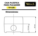 Caja Plástica De 4 Orificios 22mm Tekno Powerstp-xj9-4 2pzas