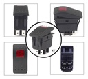 Switch Boton Interruptor Con Luz Led 4 Pines 12v 2pza Tp-as