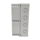 40203205 — CAJA CON KNOCKOUTS PRE-PERFORADOS PLASTICA ABS DE CONEXIONES 218X298X146.5MM. GRIS IP67