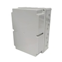 40203605 — CAJA CON KNOCKOUTS PRE-PERFORADOS PLASTICA ABS DE CONEXIONES 218X298X146.5MM. GRIS CUBIERTA ELEVADA IP67