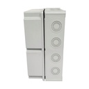 40203605 — CAJA CON KNOCKOUTS PRE-PERFORADOS PLASTICA ABS DE CONEXIONES 218X298X146.5MM. GRIS CUBIERTA ELEVADA IP67
